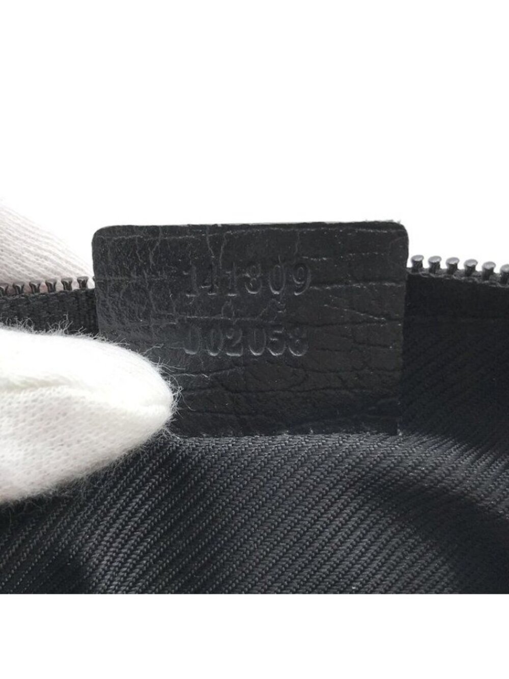 Gucci GG Canvas Sherry Line Pouch Hand Black - Picture 10 of 10
